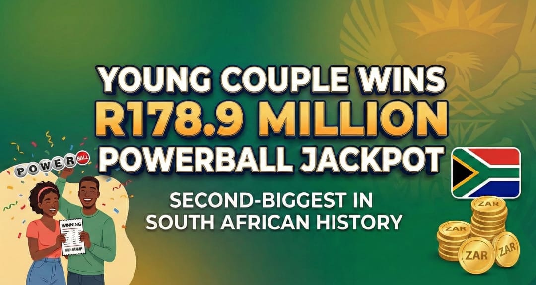 Young Couple Wins R178.9 Million PowerBall Jackpot – Second-Biggest in South African History
